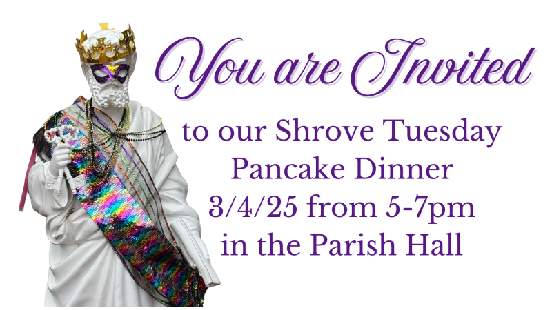 Lewes, Delaware, St. Peter’s Church, pancake, shrove Tuesday, Mardi gras